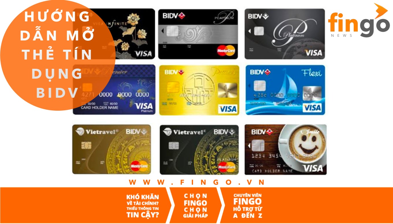 Hướng dẫn mở thẻ tín dụng ngân hàng BIDV Online